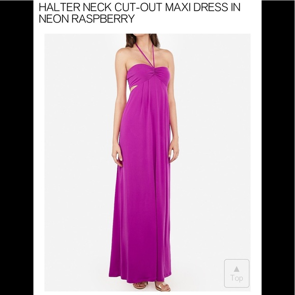Express Dresses & Skirts - NWT Express halter neck maxi dress discontinued